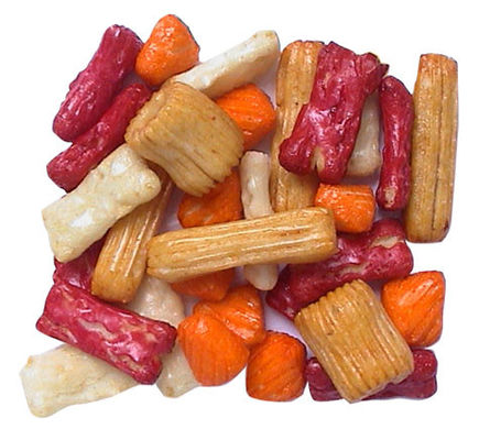 購入 穀物のNori Makiの米のクラッカーのシャキッとした日本の円形の米のクラッカー online manufacture