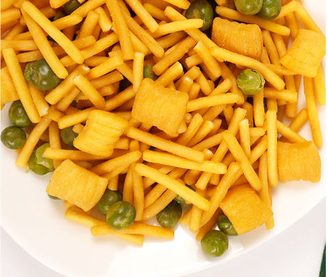 お買い得 熱い販売法の党事務所のためのグリーンピースのシャキッとした軽食が付いている混合された軽食の車海老のストリップのクラッカー オンライン