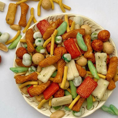 良い値段 優れた米のクラッカーの軽食はピーナツ エンドウ豆の軽食と味を混合した オンライン