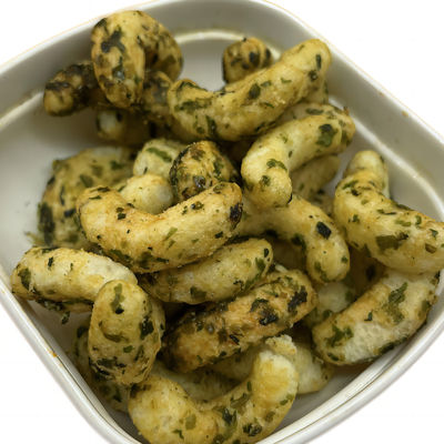 非エキゾチックな海藻味との海のNoriのチップスの米によって基づいた破烈を揚げた