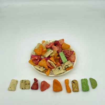 良い値段 焼いた揚げ米クレーカー 7.5KG 卸荷 パック 塩味 脆い 多形穀物 スナック オンライン