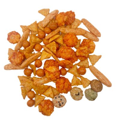 良い値段 グルメ 混合 米クッキー - 5つの味とピーナッツと 200gパック,脆くて天然 オンライン