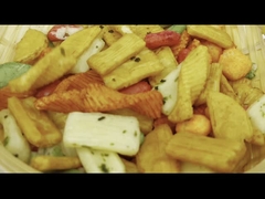 oemはシャキッとしたクラッカー バルク軽食の中国の製造業者のポン菓子の